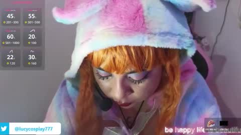 Lucycosplay777 online show from February 25, 12:25 am