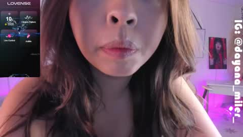 Snapshot of _dayana_miler chatting on February 8, 3:30 am IG Dayana miler online show from February 8, 3:30 am