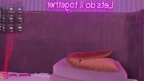 Snapshot of april_ebony18_ chatting on March 6, 1:46 pm April online show from March 6, 1:46 pm