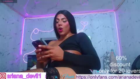 ariana devil online show from March 25, 11:11 pm