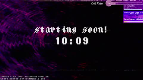 Snapshot of auragotchi chatting on December 30, 1:58 am Aurora  Aura online show from December 30, 1:58 am