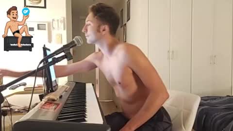 BareBritPianist online show from September 18, 7:34 am