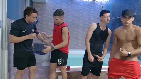 Snapshot of boysgang_sex chatting on October 5, 12:02 pm Angelo Mark Fernando Taylor online show from October 5, 12:02 pm