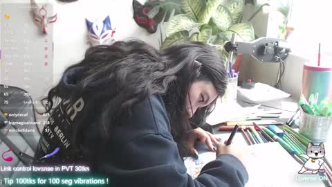 Snapshot of cat_salo chatting on February 12, 4:00 pm Maria kittie PVT model online show from February 12, 4:00 pm
