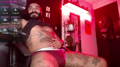 Snapshot of damian_darkside_ chatting on January 11, 3:02 am Damian online show from January 11, 3:02 am