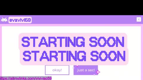 Snapshot of evavivi59 chatting on October 4, 4:32 am Vivi online show from October 4, 4:32 am