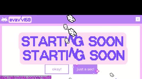 Snapshot of evavivi59 chatting on October 17, 3:32 am Vivi online show from October 17, 3:32 am