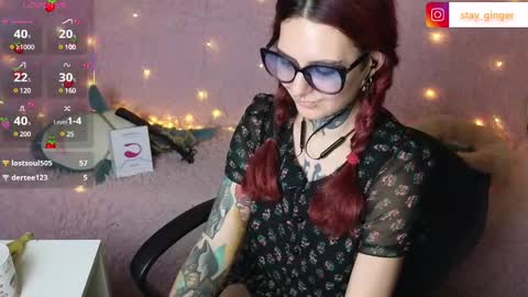 Snapshot of ginger_stay chatting on February 19, 12:03 am Ginger online show from February 19, 12:03 am