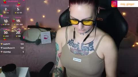 Snapshot of ginger_stay chatting on March 10, 10:28 am Ginger online show from March 10, 10:28 am