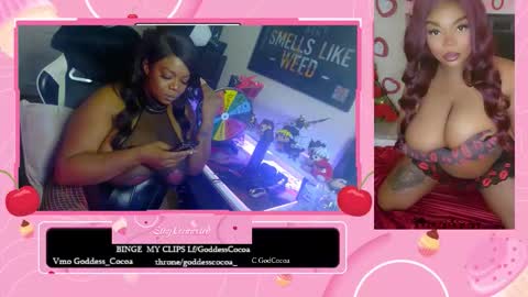 Goddess Cocoa online show from January 19, 8:02 am