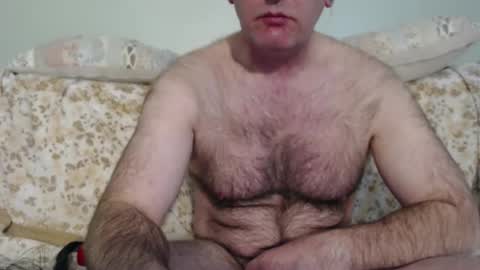 Hairy male online show from February 9, 6:00 pm
