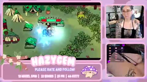 Snapshot of hazygem chatting on September 17, 10:46 pm Gemma online show from September 17, 10:46 pm