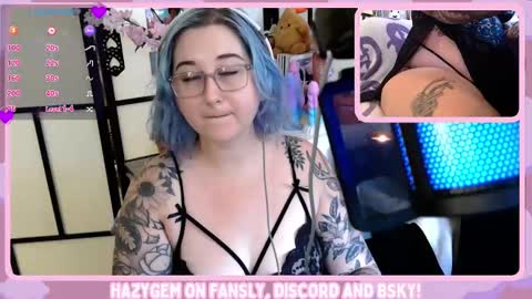 Snapshot of hazygem chatting on September 25, 8:38 pm Gemma online show from September 25, 8:38 pm