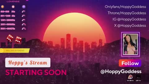 Snapshot of hoppygoddess chatting on October 6, 7:37 am Hoppy online show from October 6, 7:37 am