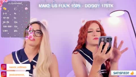 Snapshot of jessicameron chatting on March 3, 4:25 am JESSI AND NAOMI online show from March 3, 4:25 am