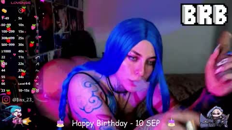 Snapshot of jinx_25 chatting on September 10, 2:56 am  Jinx  online show from September 10, 2:56 am