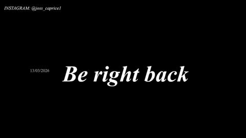 Joss  online show from March 13, 2:09 pm
