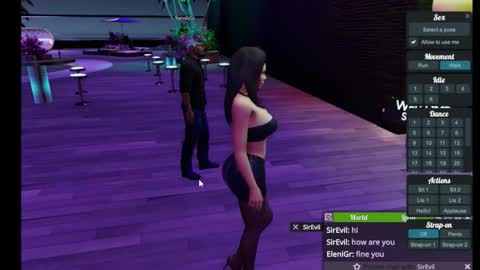 Snapshot of jstel chatting on October 9, 9:53 pm EleniGr online show from October 9, 9:53 pm