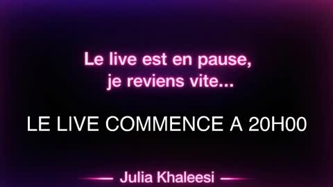 Julia Khaleesii online show from April 2, 5:53 pm