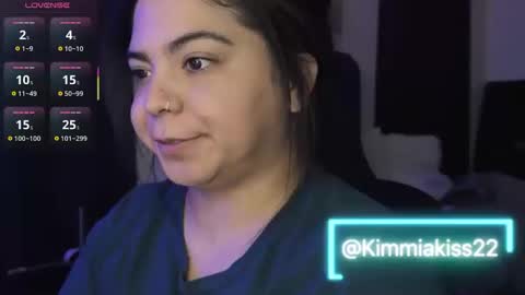 Snapshot of kimmiakiss22 chatting on October 18, 12:48 am Kimmi online show from October 18, 12:48 am