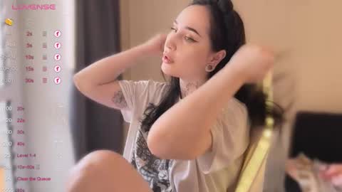 Snapshot of kissmenastya chatting on October 6, 12:45 pm Nastya online show from October 6, 12:45 pm