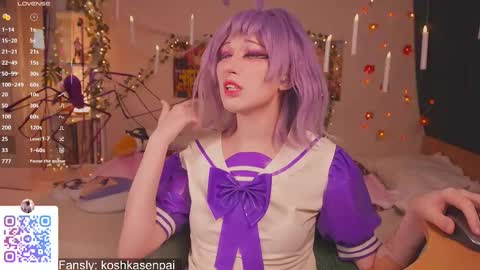 Snapshot of koshkasenpai chatting on October 19, 2:00 pm koshkasenpai online show from October 19, 2:00 pm