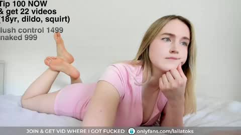 lailatoks - TIP 100 tks  get all my videos 22 VIDEOS SQUIRT PUSSY DILDO online show from June 1, 3:35 pm