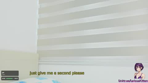 Snapshot of larissa_kitten chatting on October 10, 11:38 am Larissa online show from October 10, 11:38 am