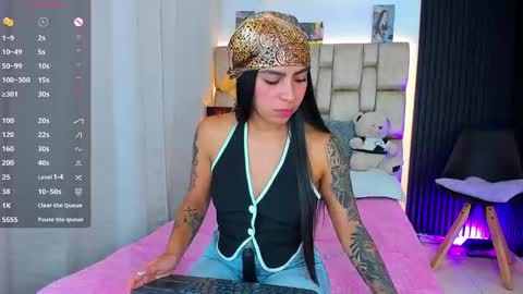 Snapshot of little__sophie18 chatting on October 9, 7:41 pm Sophie ---- connected from 1400 to 2100 Colombia time online show from October 9, 7:41 pm