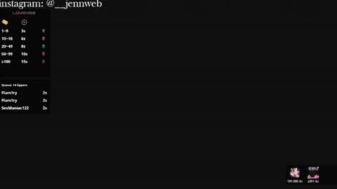 Jennifer de Len online show from May 14, 8:18 pm