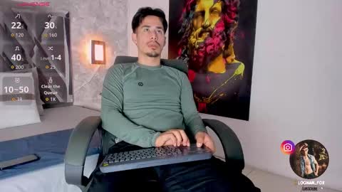 Snapshot of loghan_fox chatting on October 14, 3:42 am Loghan online show from October 14, 3:42 am