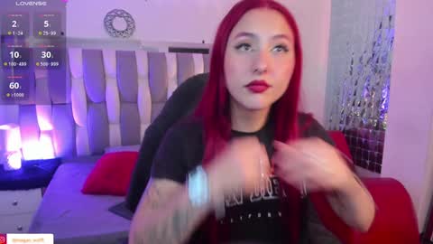 Snapshot of megan_wolf_1 chatting on February 6, 4:42 am Megan Online 1200am To 600 am Colombian time online show from February 6, 4:42 am