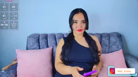 Snapshot of meli__brown chatting on October 4, 7:06 am Independent model online show from October 4, 7:06 am
