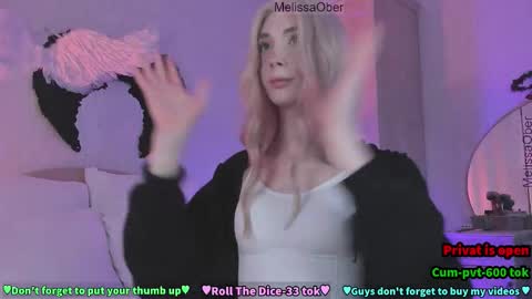 Snapshot of melissaober chatting on September 10, 4:35 am Melissa or abbreviated Mel or Lis online show from September 10, 4:35 am