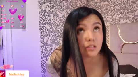Snapshot of mellani_tay chatting on February 21, 6:29 am Mellani  online show from February 21, 6:29 am