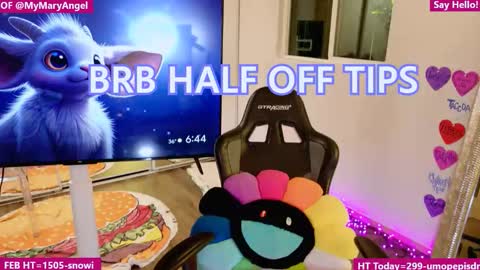 mymaryangel online show from February 20, 2:44 am