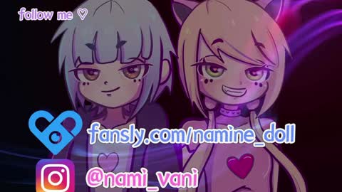 Snapshot of namine_vanitas chatting on December 12, 3:43 am Namigirl Vaniboy online show from December 12, 3:43 am