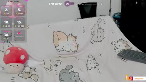 Snapshot of naoko_uwu chatting on October 9, 12:49 am Naoko online show from October 9, 12:49 am