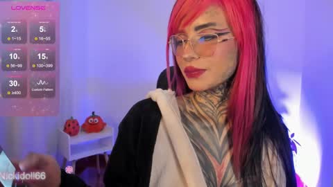 Snapshot of nicki_1 chatting on October 7, 7:15 am Help me reach 100 thumbs up online show from October 7, 7:15 am
