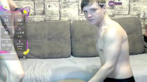 Max tall dark-haired guy with tattoos and Phil blond-haired online show from December 3, 3:29 am