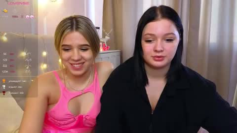 Lora black  and Lili blonde welcome you here online show from March 9, 2:32 pm