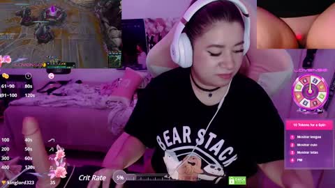 Snapshot of pink_girl0n chatting on February 18, 1:21 am Kitty online show from February 18, 1:21 am