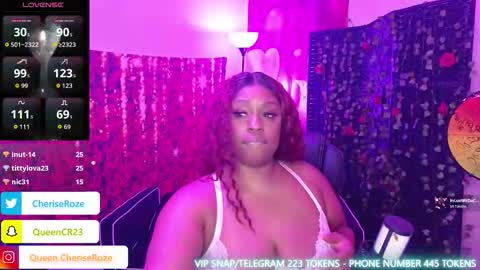 Queen Cherise Roze online show from November 23, 5:38 am