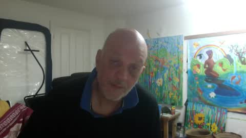 Snapshot of richardartist chatting on December 8, 12:35 am Richard online show from December 8, 12:35 am