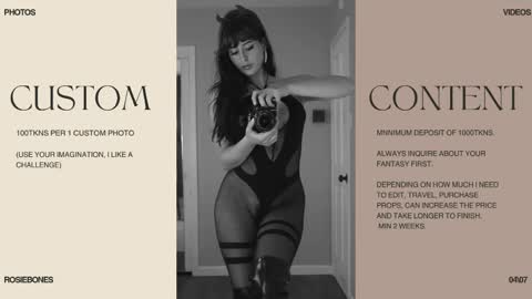 Rosie Bones online show from June 8, 11:49 pm