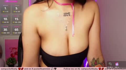 Snapshot of sampuckettbaby chatting on March 6, 6:37 pm sampuckettbaby online show from March 6, 6:37 pm