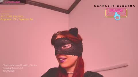 Snapshot of scarlett_electra chatting on September 30, 4:06 pm SCARLETT ELECTRA - online show from September 30, 4:06 pm