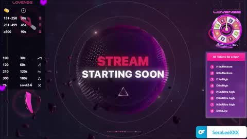 SeraLeeXXX online show from February 23, 6:10 pm