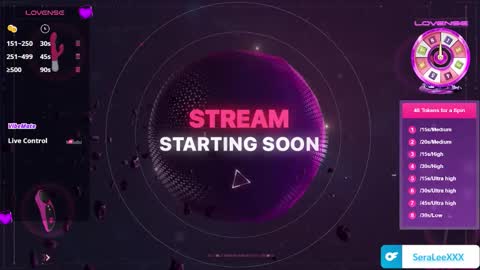 SeraLeeXXX online show from October 16, 5:12 pm