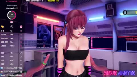 SkyeAnette online show from September 20, 1:19 am